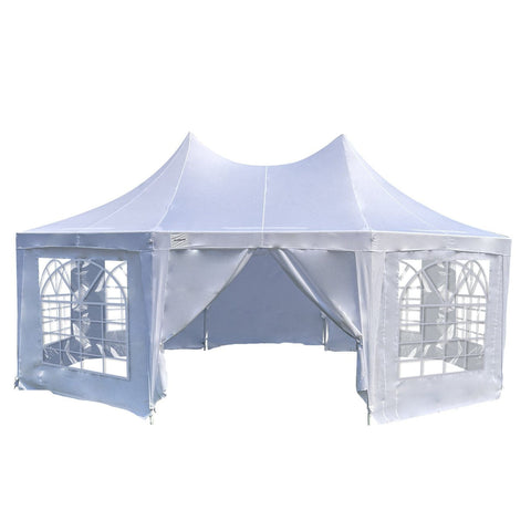 6x4.5m Wedding Gazebo Marquee with Sidewalls