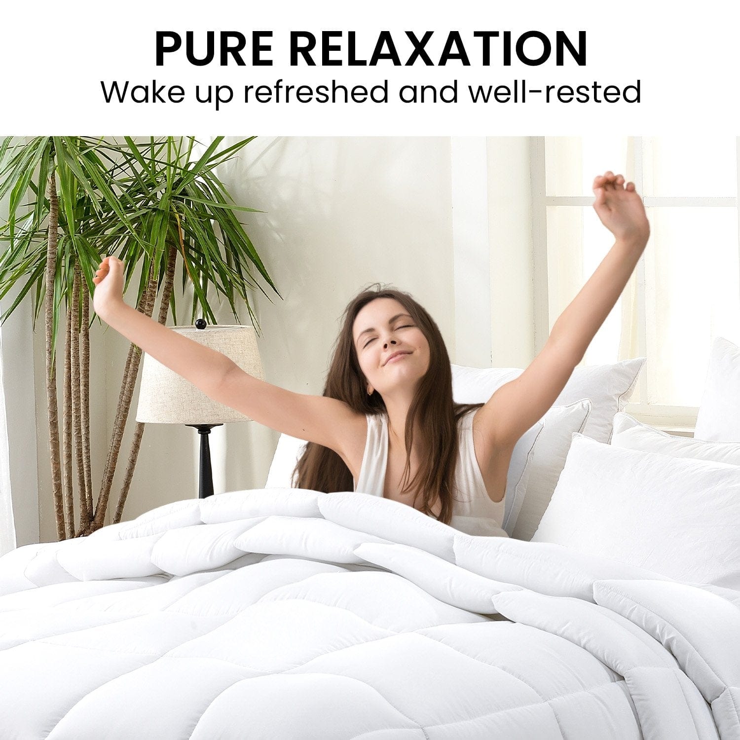 700GSM Duck Down Feather Quilt Duvet Doona - King
