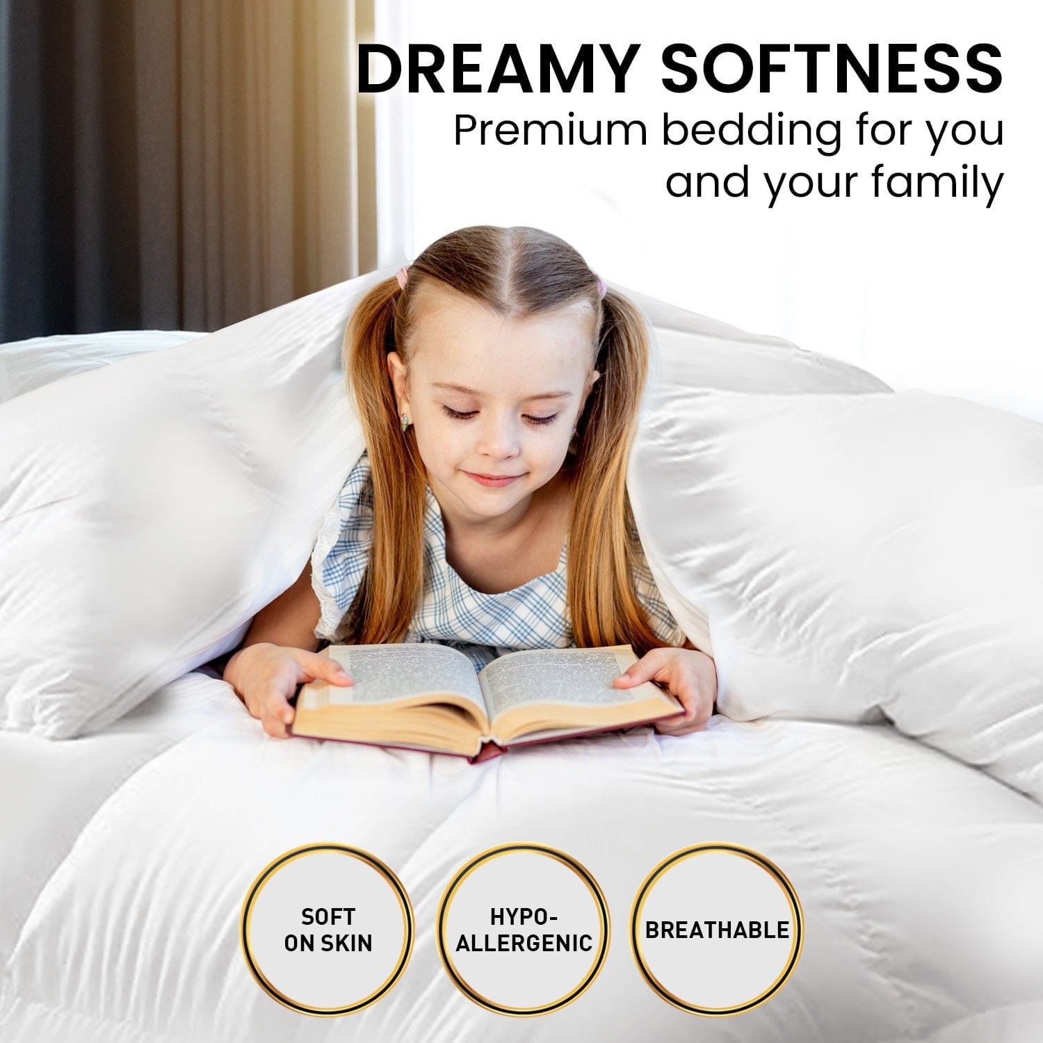 700GSM Duck Down Feather Quilt Duvet Doona - King