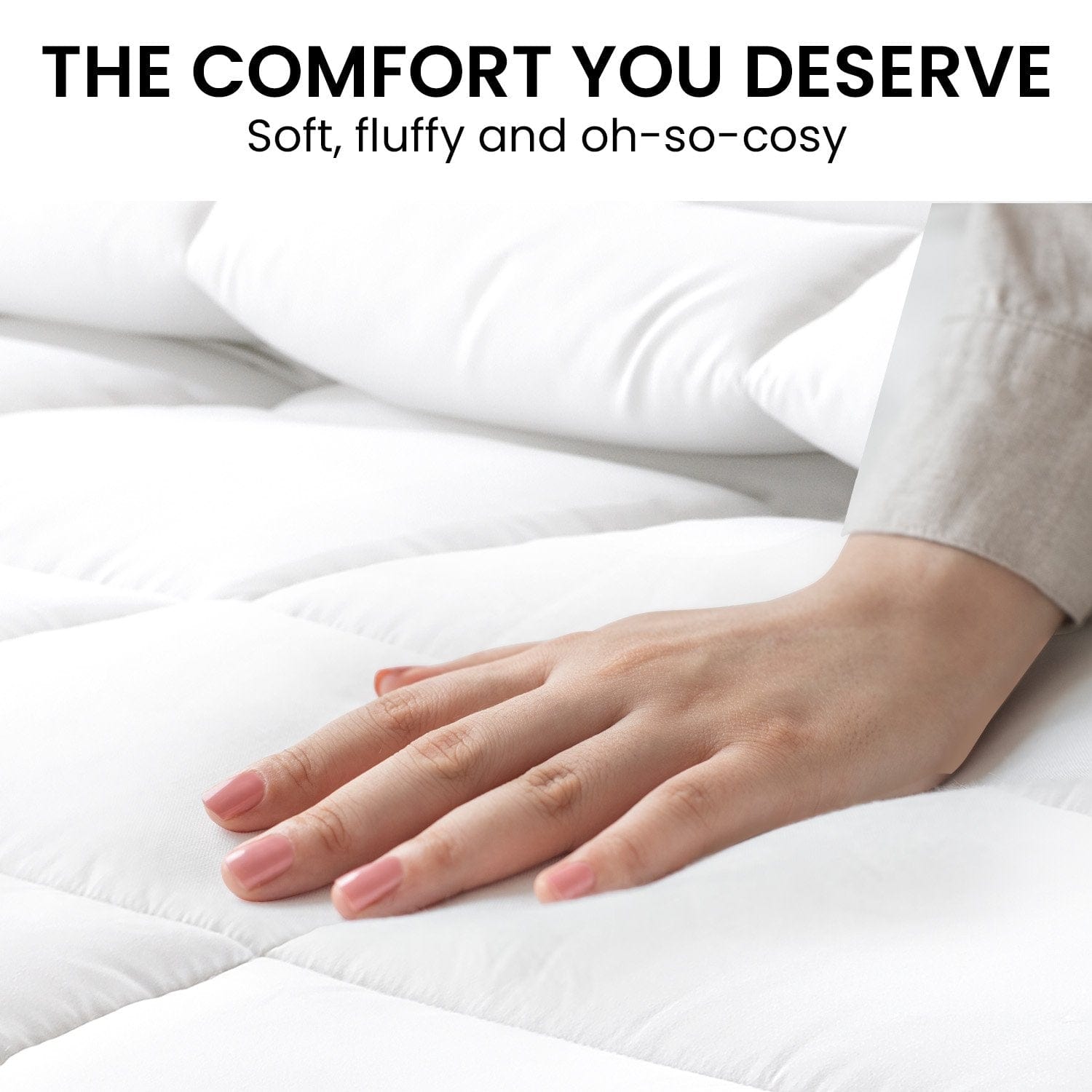 700GSM Goose Down Feather Comforter Doona - King