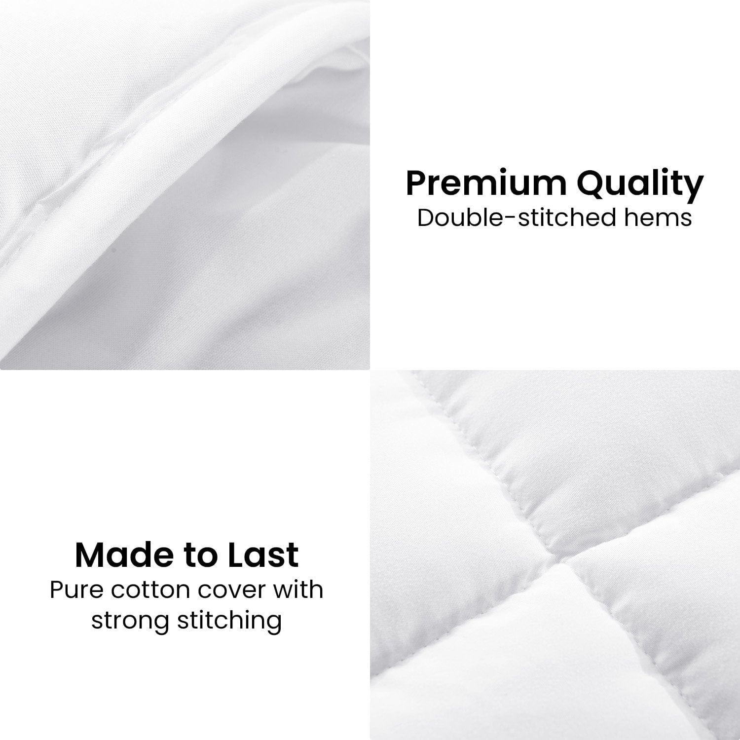 700GSM Goose Down Feather Comforter Doona - Queen/King/Super King