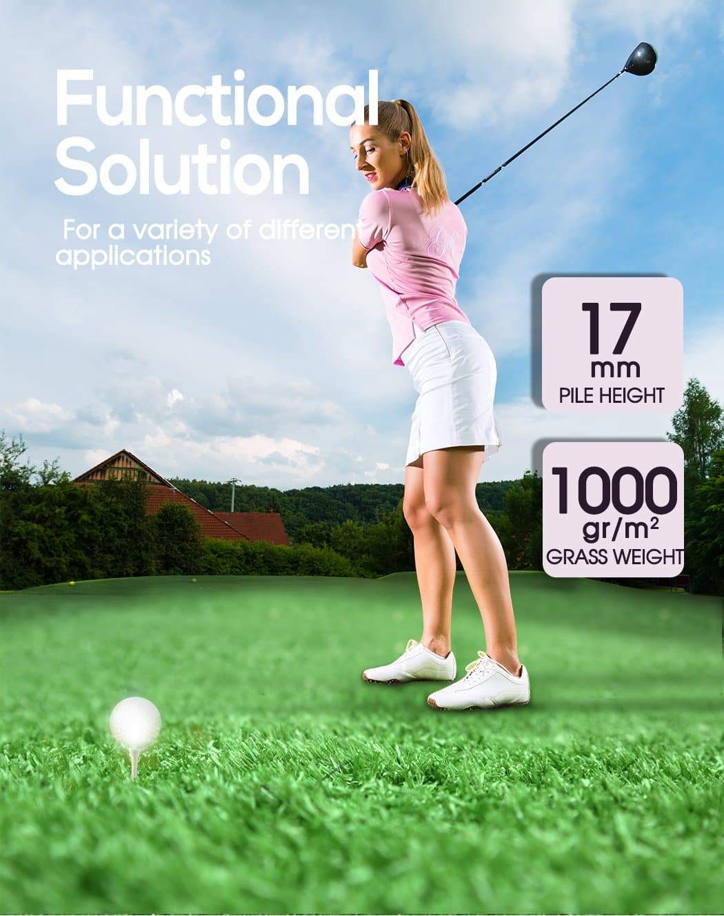 garden / agriculture 70Sqm Artificial Lawn Grass