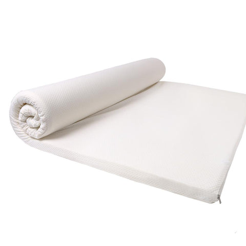 7Cm Foam Bed Mattress Topper Polyester Cover Double