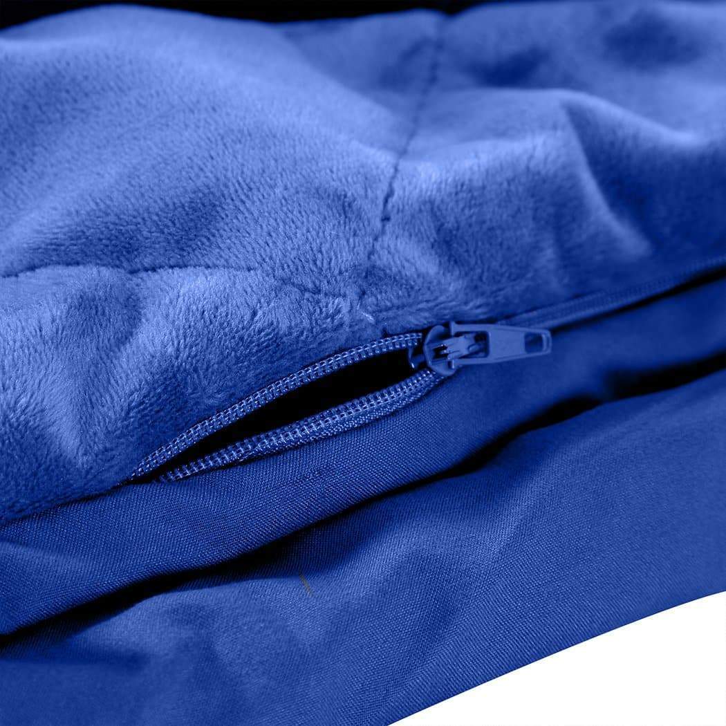 bedding 7KG Anti Anxiety Weighted Blanket Gravity Blankets Royal Blue Colour