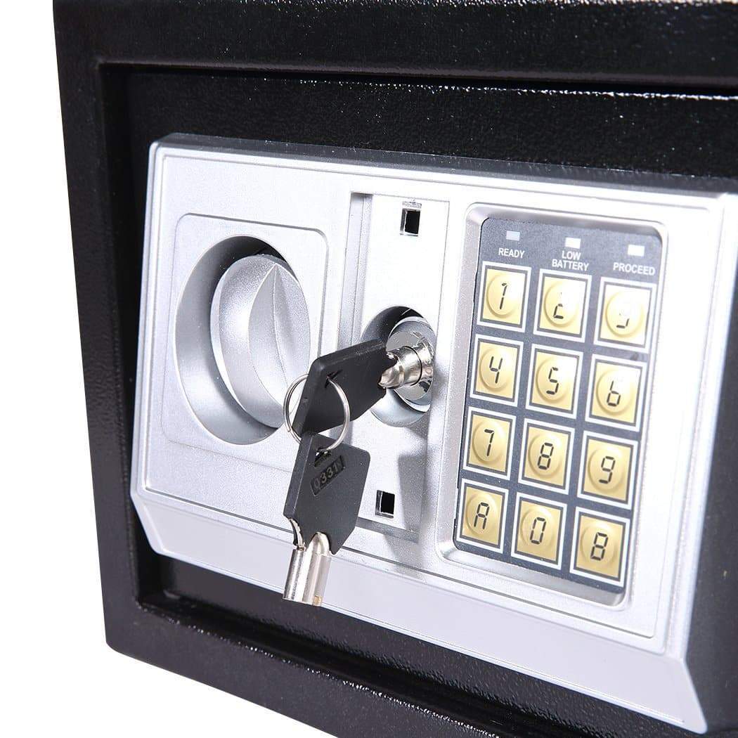 security system 8.5L Electronic Safe Digital Security Box Home Office Cash Deposit Password