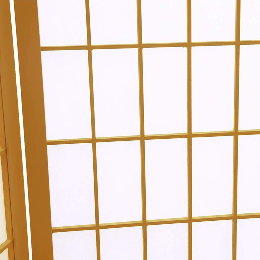 living room 8 Panel Free Standing Foldable  Room Divider Privacy Screen Wood Frame