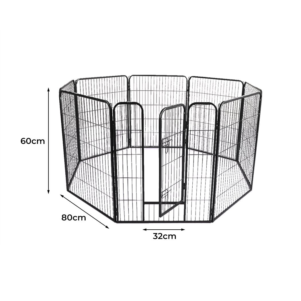 Pet Products 8 Panel Pet Dog Playpen Puppy Exercise Cage Enclosure Fence Cat Play Pen 24''