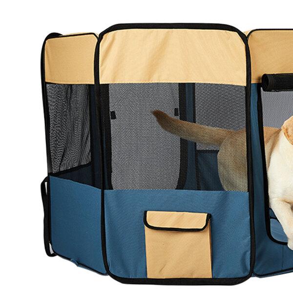 pet products 8 Panel Pet Playpen Blue M