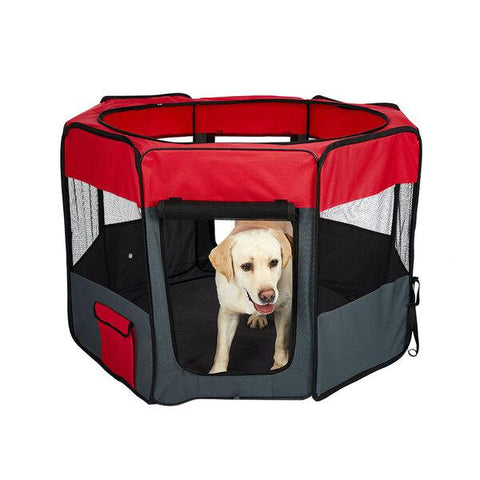 pet products 8 Panel Pet Playpen Grey L