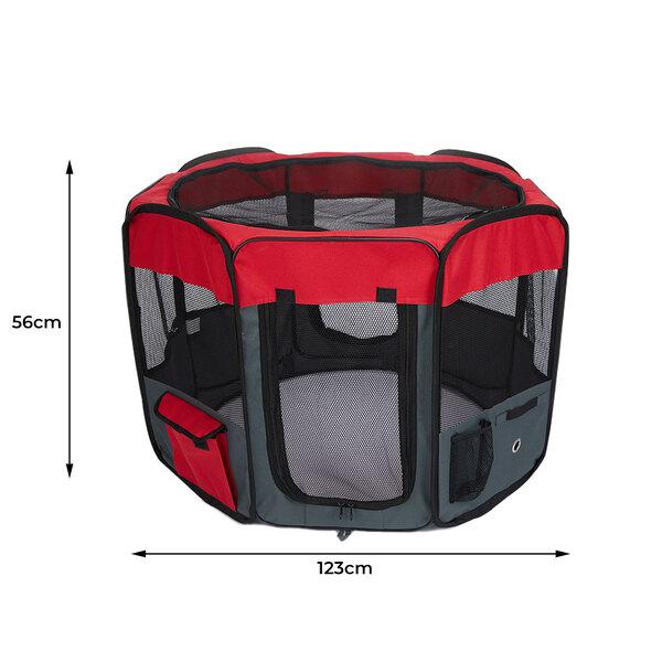 pet products 8 Panel Pet Playpen Grey L