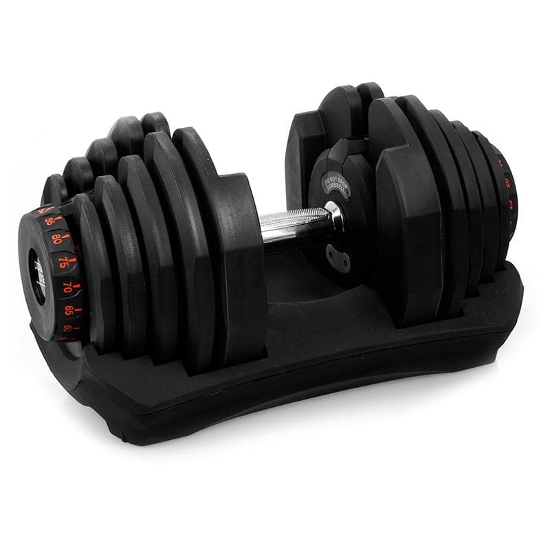 80kg Powertrain Adjustable Dumbbell Set With Stand
