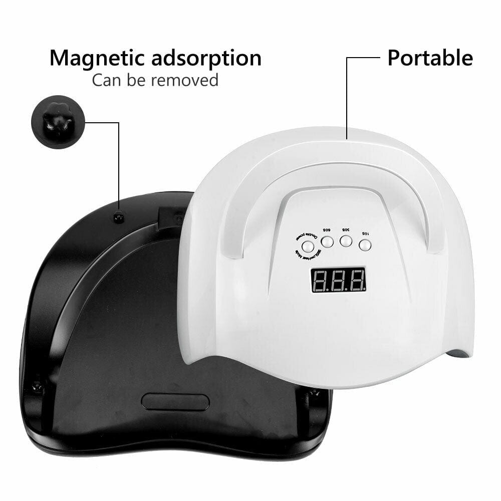 80W 42Led Nail Lamp Uv Sun Gel Polish Dryer Lcd Display White