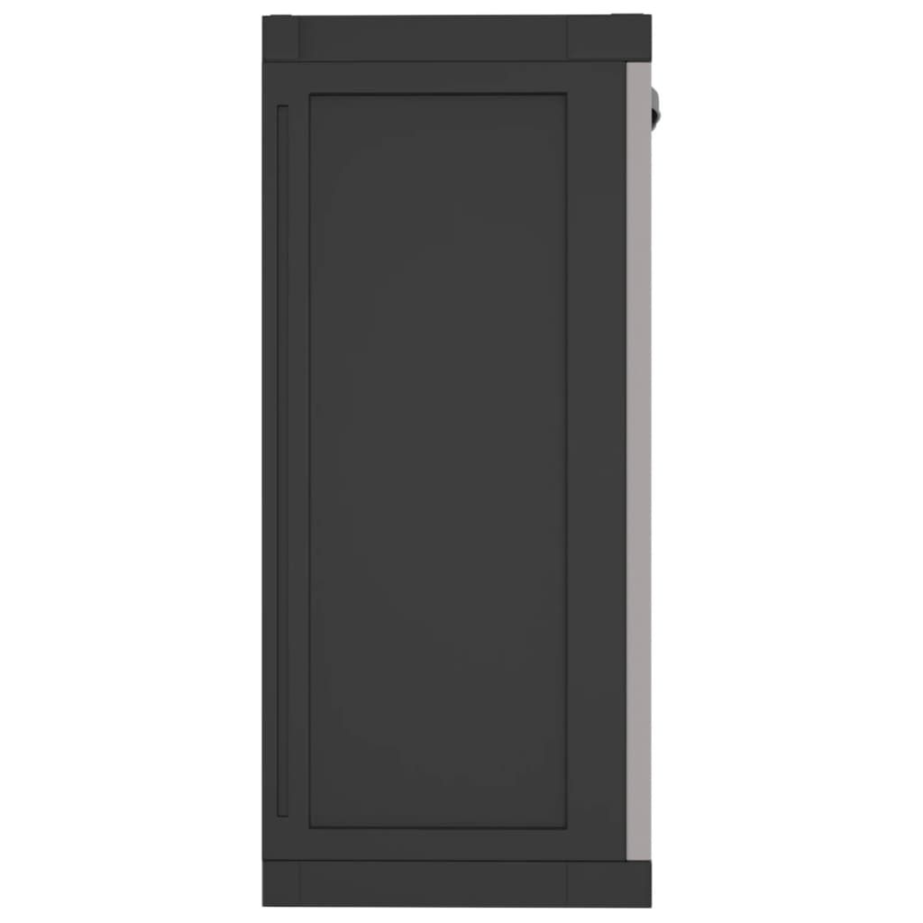 Outdoor Storage Cabinet-Grey and Black