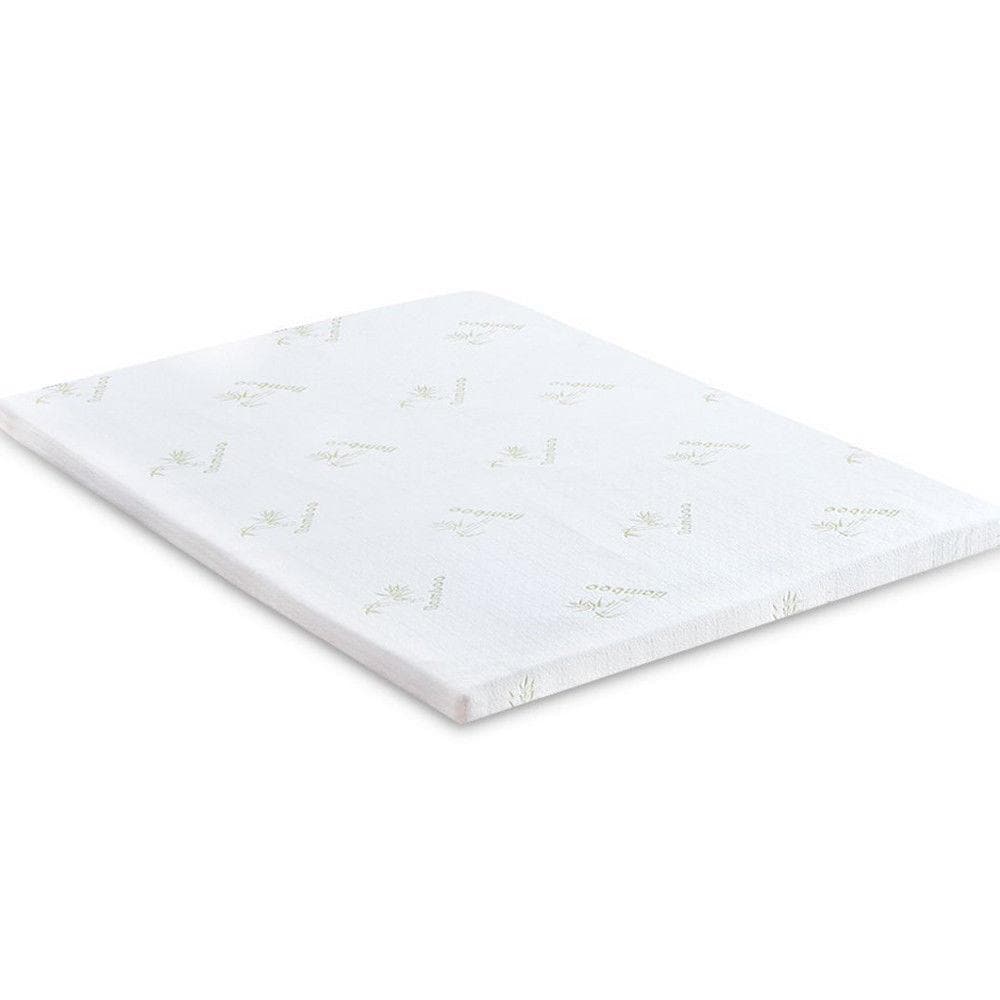 bedding 8cm Thickness Cool Gel Memory Foam Mattress Topper Bamboo Fabric King