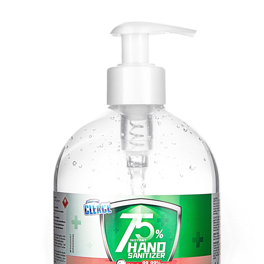 health fitness&sport 8x Hand Sanitiser Instant Gel 500ML