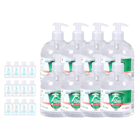 health fitness&sport 8x Hand Sanitiser Instant Gel 500ML