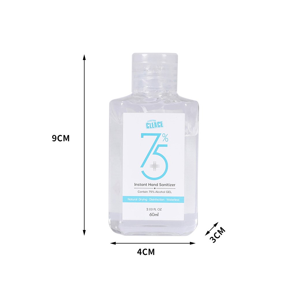 Health Fitness&Sport 8x Hand Sanitiser Sanitizer Instant Gel 60ML