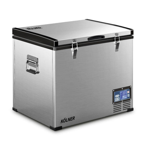 95l stainless steel portable fridge chest freezer