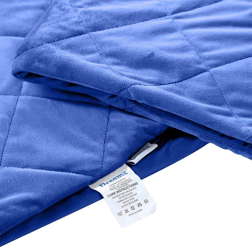 bedding 9Kg Anti Anxiety Weighted Blanket Royal Blue Colour