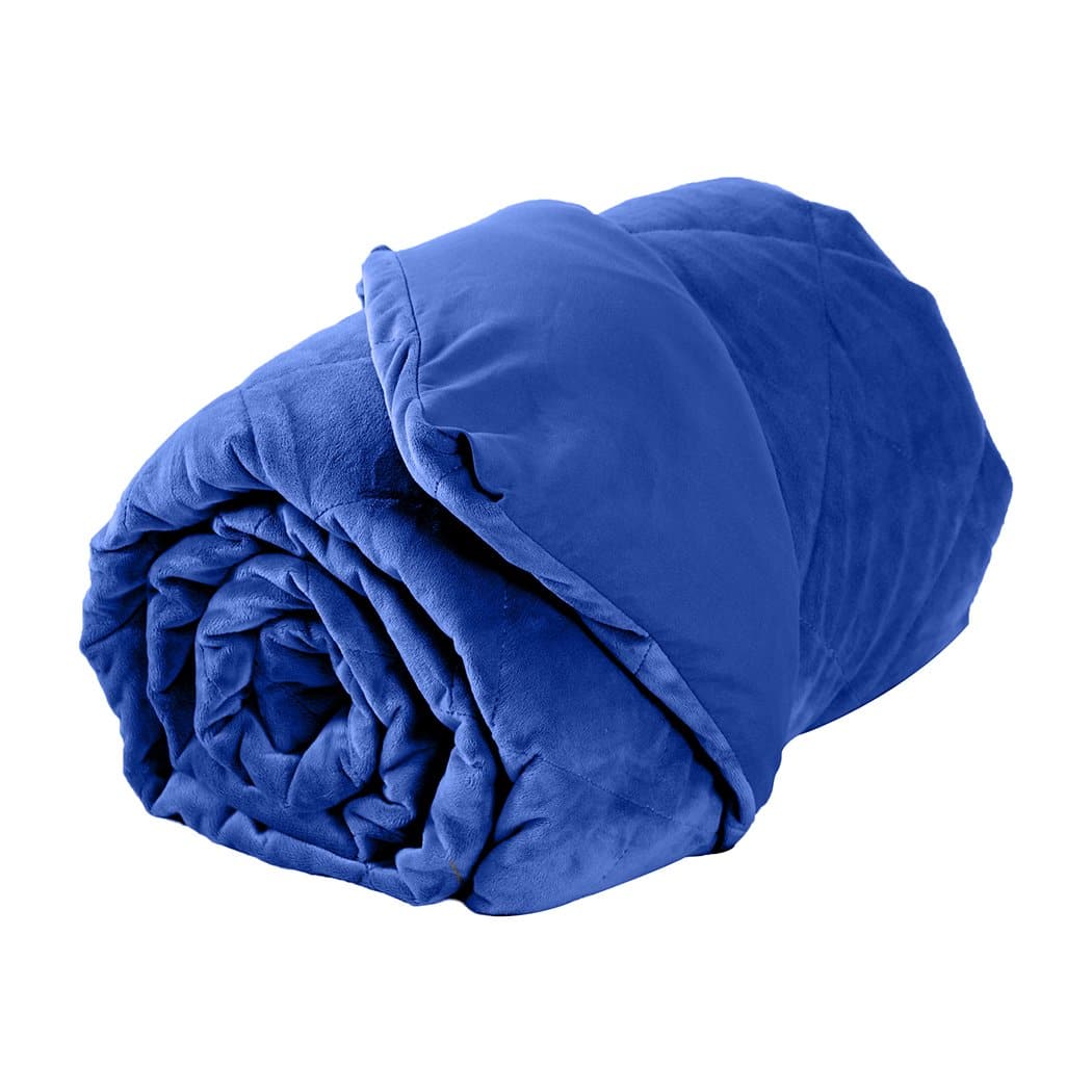 bedding 9KG Size Anti Anxiety Weighted Blanket Gravity Blankets Royal Blue