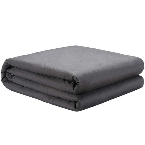 9KG Weighted Blanket Anti Anxiety Single Dark Grey