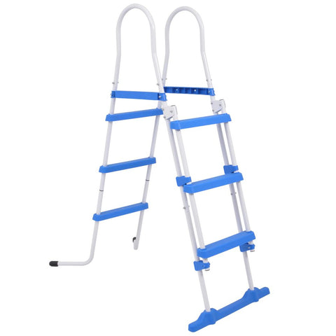 Above-Ground Pool Safety Ladder with 3 Steps 107 cm