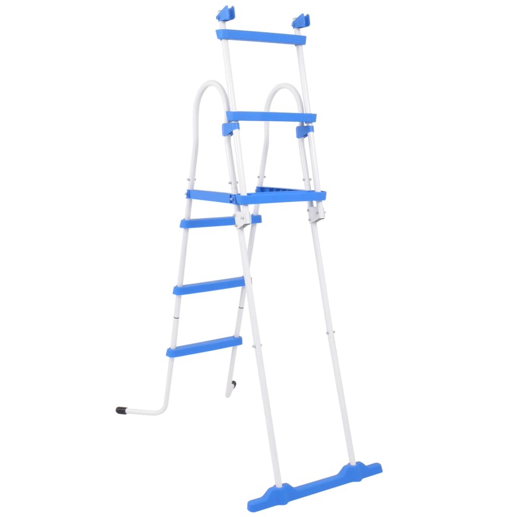 Above-Ground Pool Safety Ladder with 3 Steps 107 cm