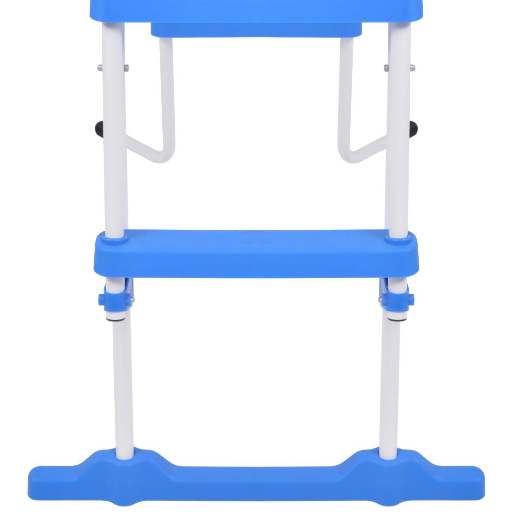 Above-Ground Pool Safety Ladder with 3 Steps 107 cm