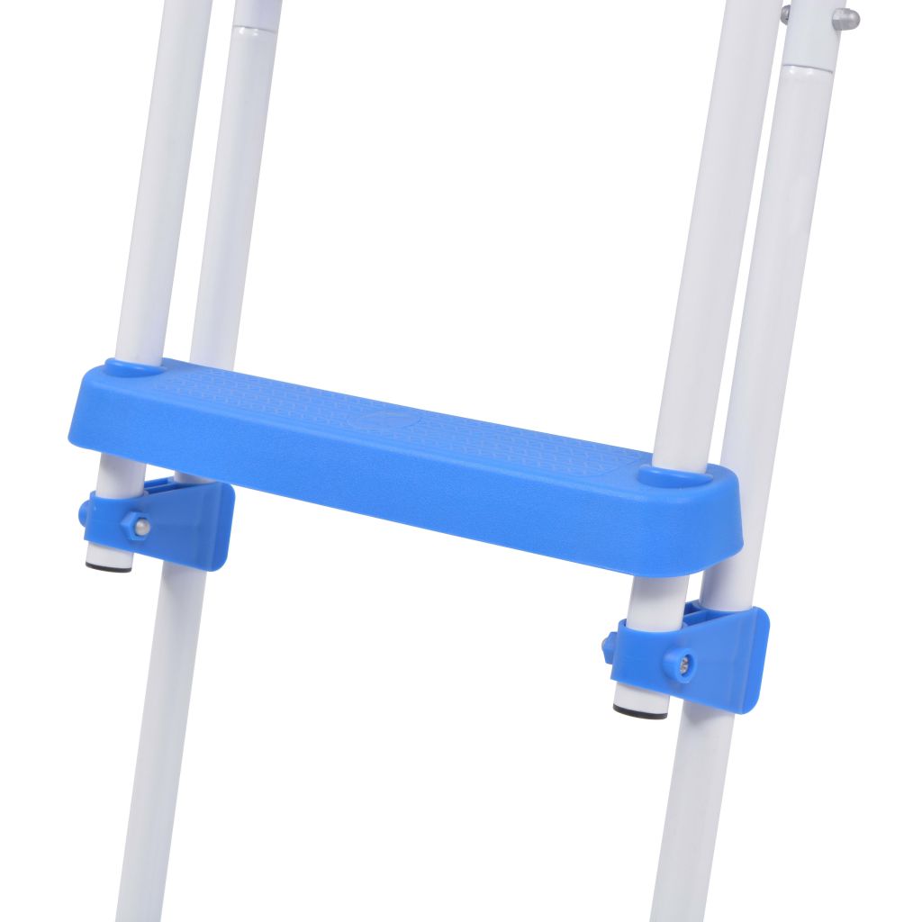 Above-Ground Pool Safety Ladder with 3 Steps 107 cm