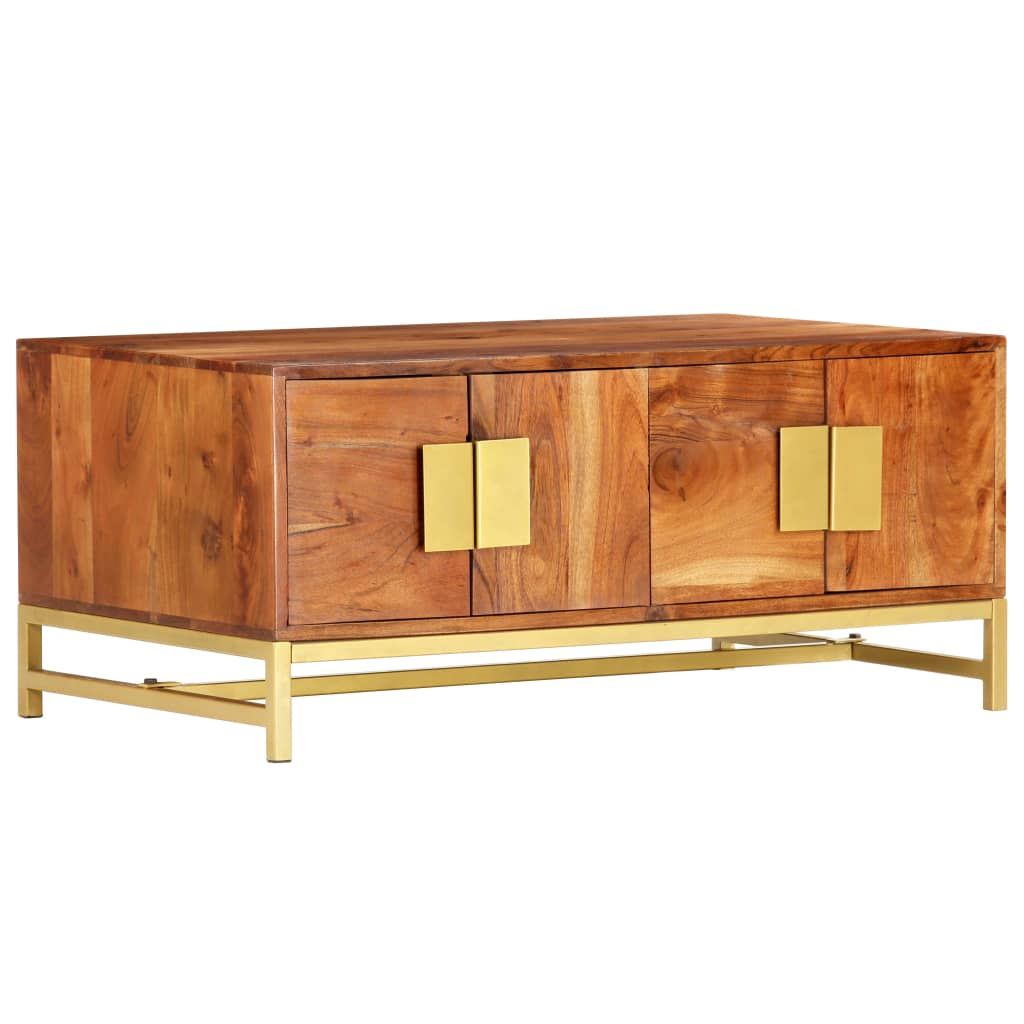 Acacia Wood Coffee Table 90x55x40 cm