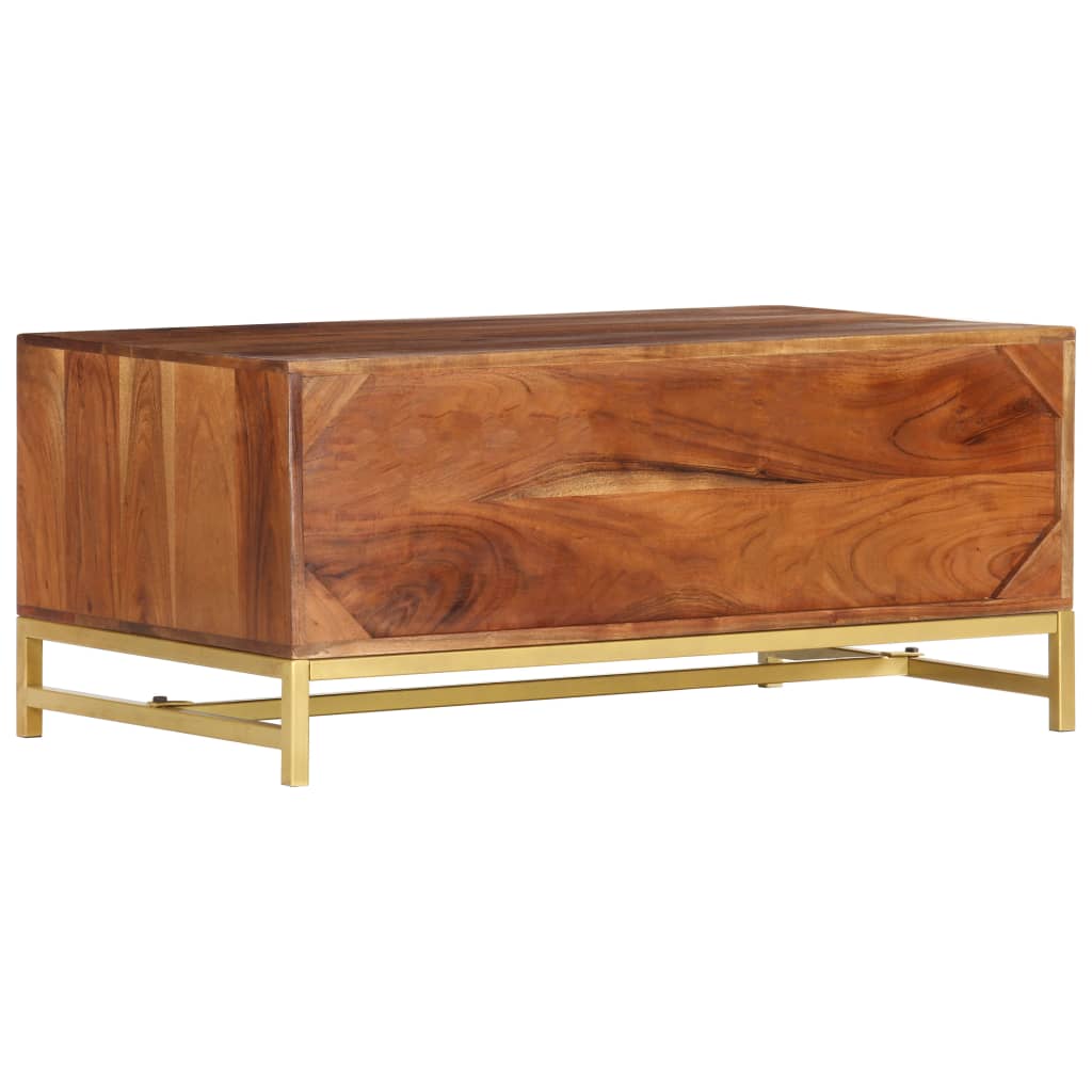 Acacia Wood Coffee Table 90x55x40 cm
