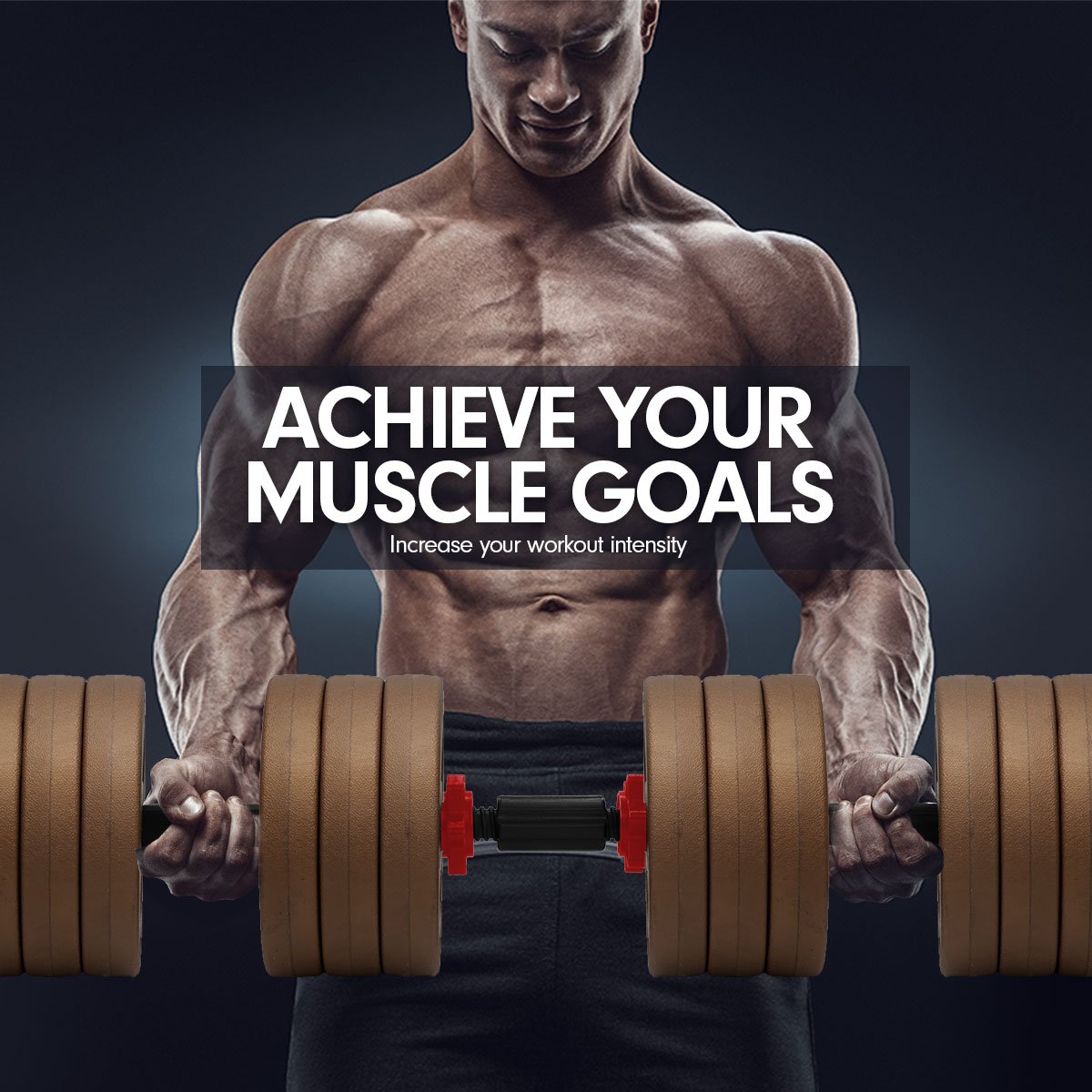 weights strength Adjustable 32kg Home Gym Dumbbell Barbell Weights Gold