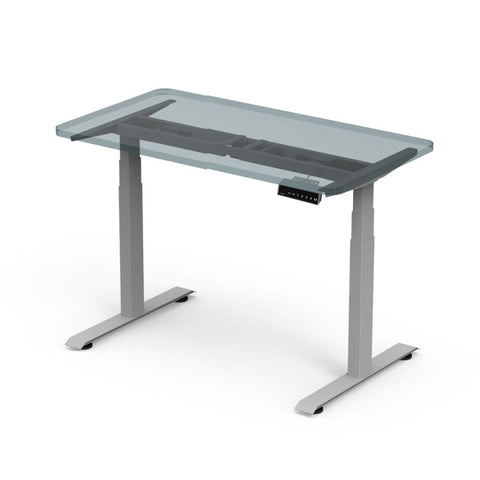 Adjustable Desk Riser Frame - Two Leg Stand (Grey) EK-DRF-101-NT