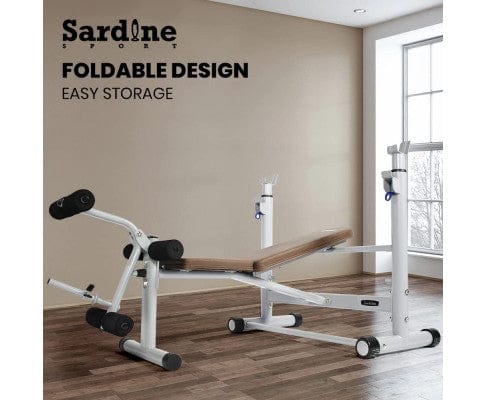 Adjustable Multifunctional Weight Bench Press, Strength Training&Home Gym System