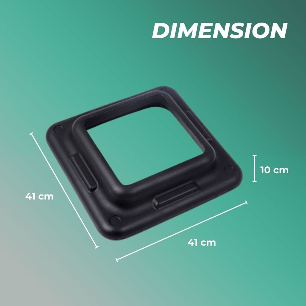 Aerobic Step Riser 4Pcs Black Vp-As-109-Ac