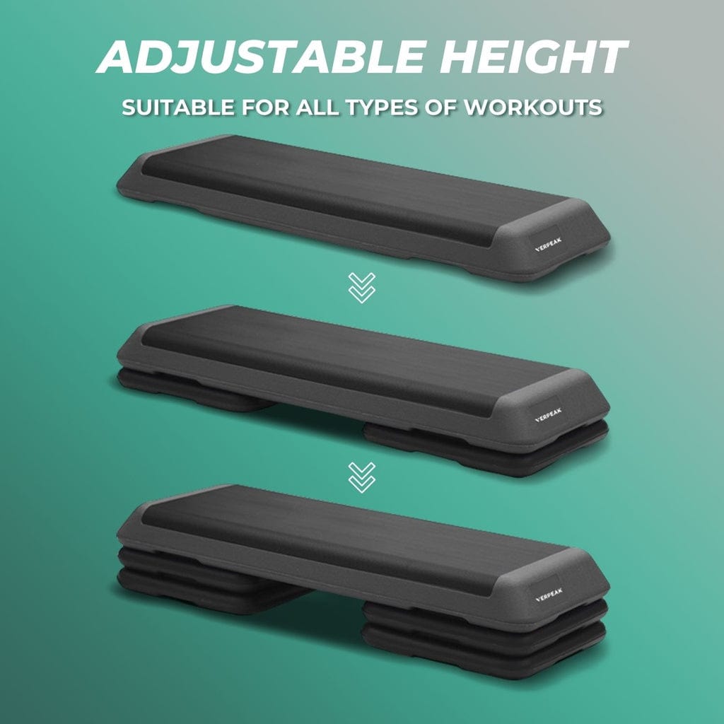 Aerobic Step Riser 4Pcs Black Vp-As-109-Ac
