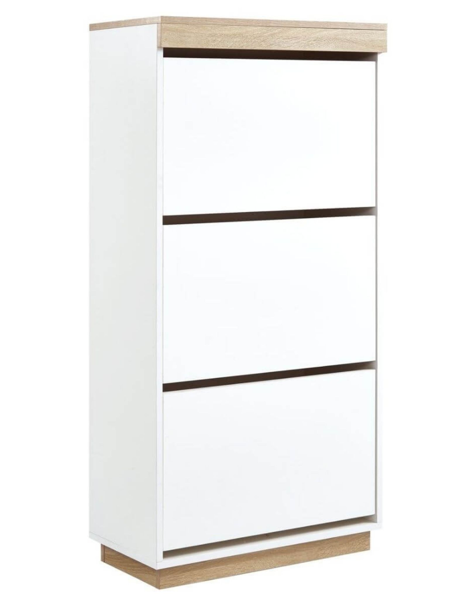 Furniture > Living Room Aiden Coastal White Oak Small Shoe Cabinet
