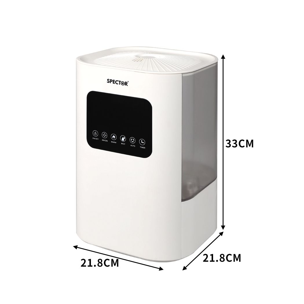 Air Purifying Mist Humidifier Ultrasonic 6L Diffuser Cool Office Home