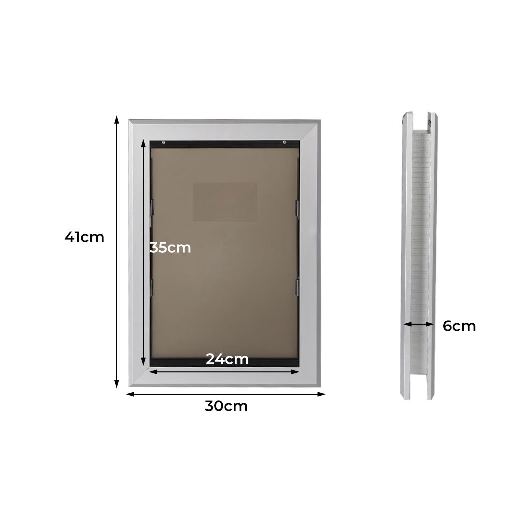 Pet Products Aluminium Pet Access Door Dog Cat Dual Flexi Flap For Wooden Wall M