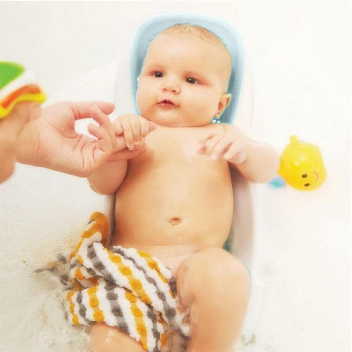 Angelcare Baby Bath Support Fit - Light Aqua