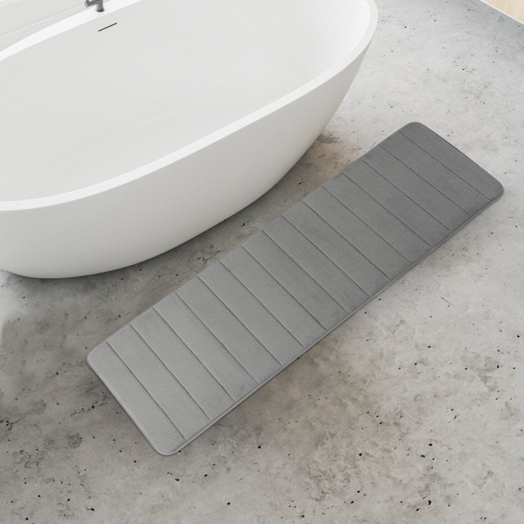 bathroom Anti Slip Bathroom Carpet Grey