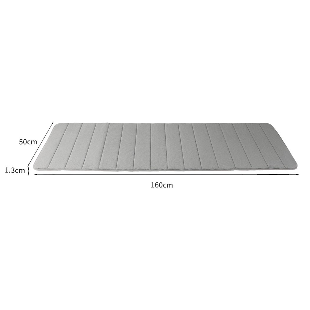 bathroom Anti Slip Bathroom Carpet Grey