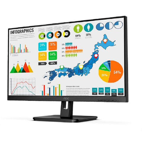 AOC Business IPS Monitor 23.8" inch 75Hz VGA HDMI DP SPK