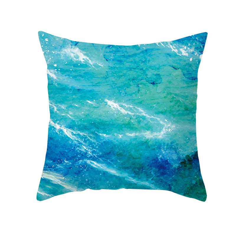 Home & Garden > Others Aqua Ocean Style Cushion Covers 4pcs Pack