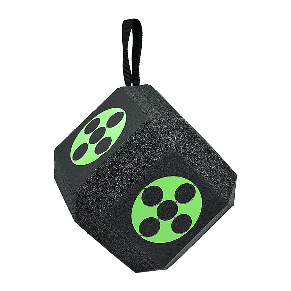 Archery 3D Dice Target Cube Reusable 18 Sides 23CM Self Healing XPE Foam Target