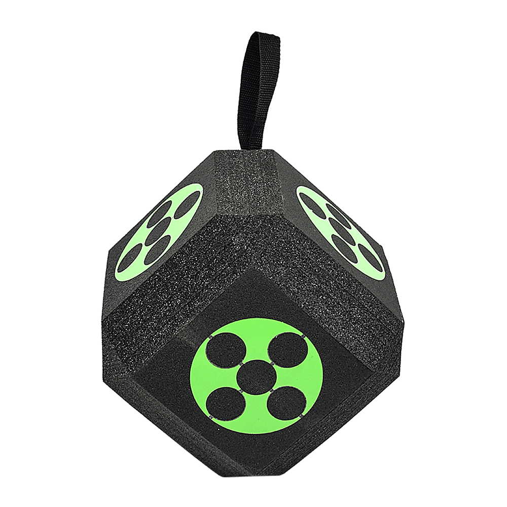 Archery 3D Dice Target Cube Reusable 18 Sides 23CM Self Healing XPE Foam Target