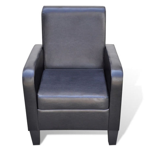 Armchair Black Leather