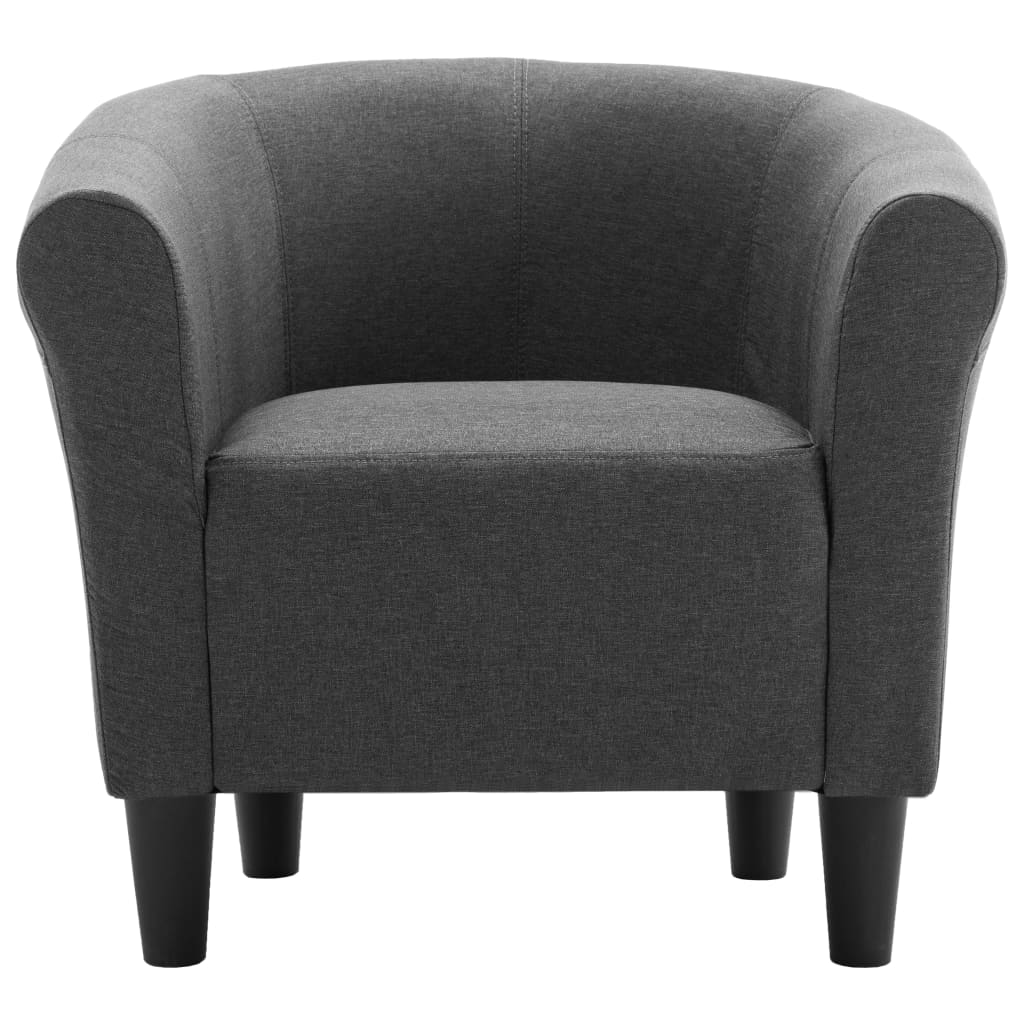 Armchair Dark Grey Fabric