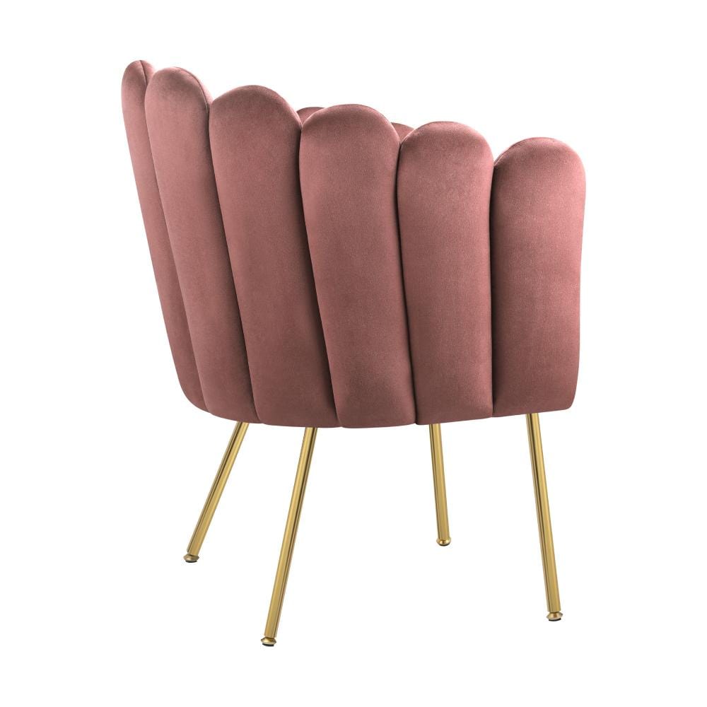 Armchair Lounge Chair Accent Chairs Velvet Fabric Sofa Couches Pink