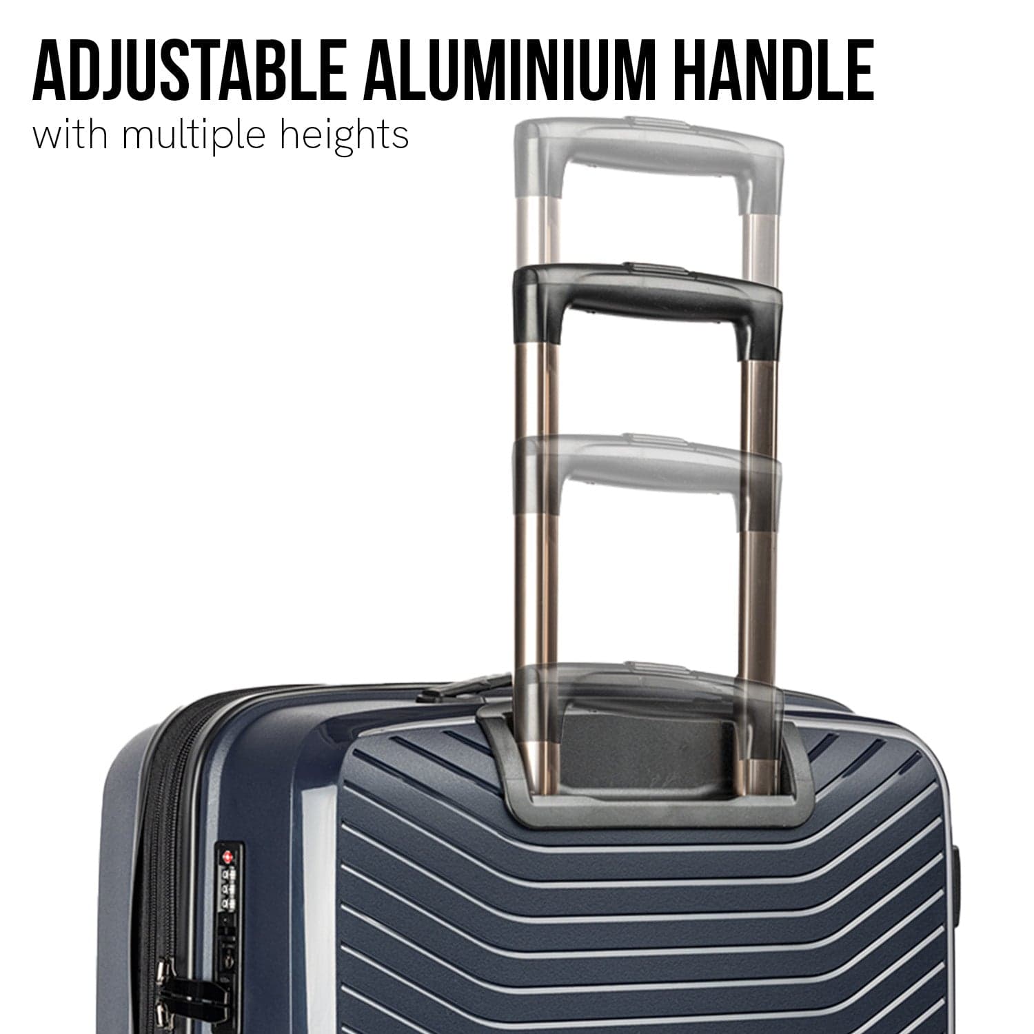 Astra 20in Lightweight Hard Shell Suitcase - Aegean Blue